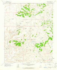 Wolf Stand New Mexico Historical topographic map, 1:24000 scale, 7.5 X 7.5 Minute, Year 1961