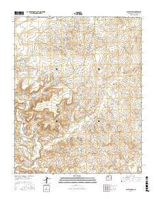 Wolf Stand New Mexico Current topographic map, 1:24000 scale, 7.5 X 7.5 Minute, Year 2017
