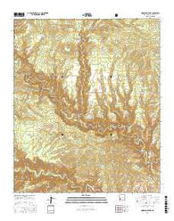Woodland Park New Mexico Current topographic map, 1:24000 scale, 7.5 X 7.5 Minute, Year 2017