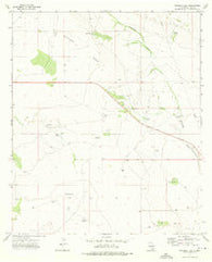 Woodley Flat New Mexico Historical topographic map, 1:24000 scale, 7.5 X 7.5 Minute, Year 1973