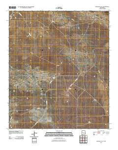 Woodley Flat New Mexico Historical topographic map, 1:24000 scale, 7.5 X 7.5 Minute, Year 2010