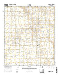 Woodley Flat New Mexico Historical topographic map, 1:24000 scale, 7.5 X 7.5 Minute, Year 2013