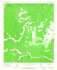 Woodson Canyon New Mexico Historical topographic map, 1:24000 scale, 7.5 X 7.5 Minute, Year 1963