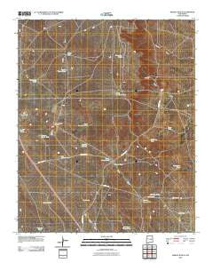 Wright Ranch New Mexico Historical topographic map, 1:24000 scale, 7.5 X 7.5 Minute, Year 2010