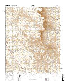 Wright Ranch New Mexico Current topographic map, 1:24000 scale, 7.5 X 7.5 Minute, Year 2017