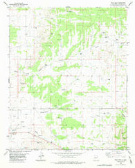 Wrye Peak New Mexico Historical topographic map, 1:24000 scale, 7.5 X 7.5 Minute, Year 1982