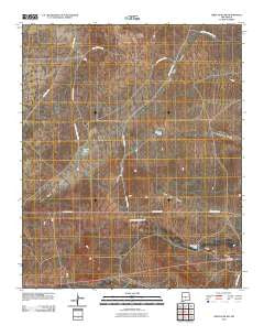 Wrye Peak NW New Mexico Historical topographic map, 1:24000 scale, 7.5 X 7.5 Minute, Year 2010