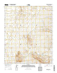 Wrye Peak NW New Mexico Historical topographic map, 1:24000 scale, 7.5 X 7.5 Minute, Year 2013