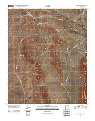 Wrye Peak SW New Mexico Historical topographic map, 1:24000 scale, 7.5 X 7.5 Minute, Year 2010