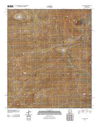 X-7 Ranch New Mexico Historical topographic map, 1:24000 scale, 7.5 X 7.5 Minute, Year 2010