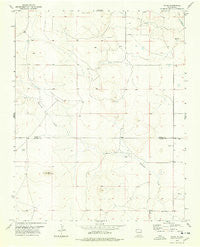 Yates New Mexico Historical topographic map, 1:24000 scale, 7.5 X 7.5 Minute, Year 1977