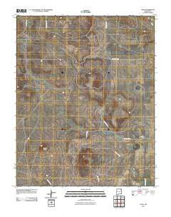 Yates New Mexico Historical topographic map, 1:24000 scale, 7.5 X 7.5 Minute, Year 2010