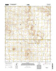 Yates New Mexico Historical topographic map, 1:24000 scale, 7.5 X 7.5 Minute, Year 2013