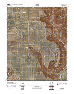 Yates SE New Mexico Historical topographic map, 1:24000 scale, 7.5 X 7.5 Minute, Year 2010