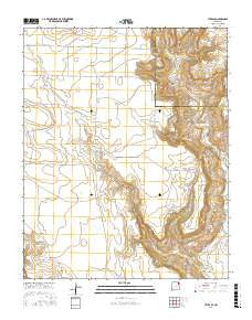 Yates SE New Mexico Current topographic map, 1:24000 scale, 7.5 X 7.5 Minute, Year 2017