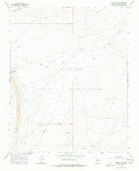 Yellow Hill New Mexico Historical topographic map, 1:24000 scale, 7.5 X 7.5 Minute, Year 1966