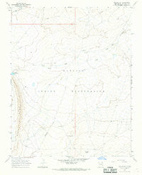 Yellow Hill New Mexico Historical topographic map, 1:24000 scale, 7.5 X 7.5 Minute, Year 1966
