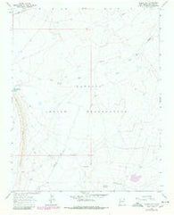 Yellow Hill New Mexico Historical topographic map, 1:24000 scale, 7.5 X 7.5 Minute, Year 1966