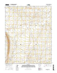 Yellow Hill New Mexico Current topographic map, 1:24000 scale, 7.5 X 7.5 Minute, Year 2017