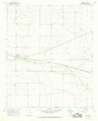 Yeso New Mexico Historical topographic map, 1:24000 scale, 7.5 X 7.5 Minute, Year 1966