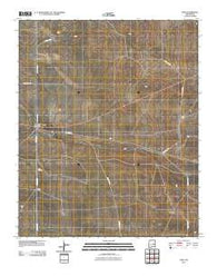 Yeso New Mexico Historical topographic map, 1:24000 scale, 7.5 X 7.5 Minute, Year 2010