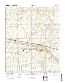 Yeso New Mexico Historical topographic map, 1:24000 scale, 7.5 X 7.5 Minute, Year 2013