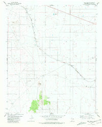 Yeso Mesa New Mexico Historical topographic map, 1:24000 scale, 7.5 X 7.5 Minute, Year 1981
