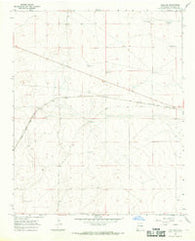 Yeso NW New Mexico Historical topographic map, 1:24000 scale, 7.5 X 7.5 Minute, Year 1966