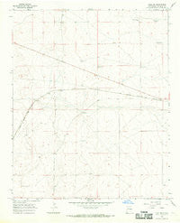 Yeso NW New Mexico Historical topographic map, 1:24000 scale, 7.5 X 7.5 Minute, Year 1966
