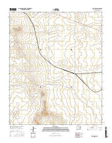 Yeso Mesa New Mexico Current topographic map, 1:24000 scale, 7.5 X 7.5 Minute, Year 2017
