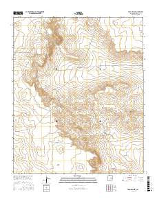 Yeso Mesa SE New Mexico Current topographic map, 1:24000 scale, 7.5 X 7.5 Minute, Year 2017