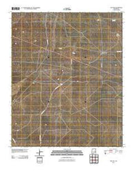 Yeso NW New Mexico Historical topographic map, 1:24000 scale, 7.5 X 7.5 Minute, Year 2010