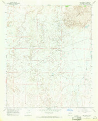 York Ranch New Mexico Historical topographic map, 1:24000 scale, 7.5 X 7.5 Minute, Year 1967