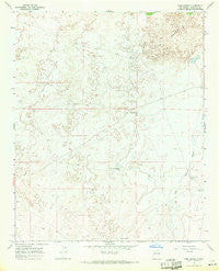 York Ranch New Mexico Historical topographic map, 1:24000 scale, 7.5 X 7.5 Minute, Year 1967