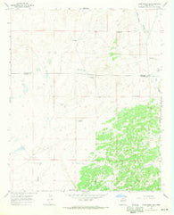 York Ranch SE New Mexico Historical topographic map, 1:24000 scale, 7.5 X 7.5 Minute, Year 1967