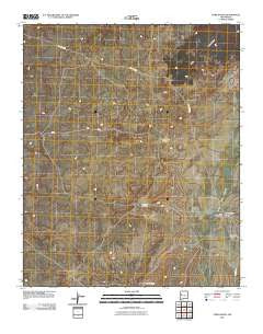 York Ranch New Mexico Historical topographic map, 1:24000 scale, 7.5 X 7.5 Minute, Year 2010