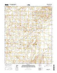 York Ranch New Mexico Current topographic map, 1:24000 scale, 7.5 X 7.5 Minute, Year 2017