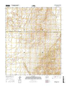 York Ranch SE New Mexico Current topographic map, 1:24000 scale, 7.5 X 7.5 Minute, Year 2017