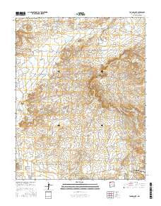 Youngs Lake New Mexico Current topographic map, 1:24000 scale, 7.5 X 7.5 Minute, Year 2017