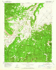 Youngsville New Mexico Historical topographic map, 1:24000 scale, 7.5 X 7.5 Minute, Year 1953