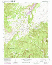 Youngsville New Mexico Historical topographic map, 1:24000 scale, 7.5 X 7.5 Minute, Year 1953