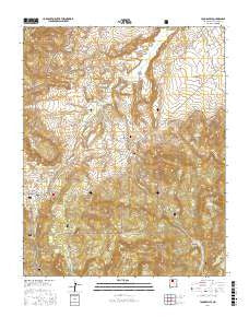 Youngsville New Mexico Current topographic map, 1:24000 scale, 7.5 X 7.5 Minute, Year 2017