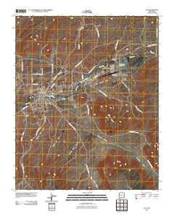 Zuni New Mexico Historical topographic map, 1:24000 scale, 7.5 X 7.5 Minute, Year 2010