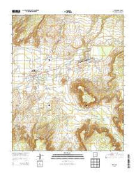 Zuni New Mexico Current topographic map, 1:24000 scale, 7.5 X 7.5 Minute, Year 2013