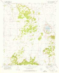 Zuni Salt Lake New Mexico Historical topographic map, 1:24000 scale, 7.5 X 7.5 Minute, Year 1972