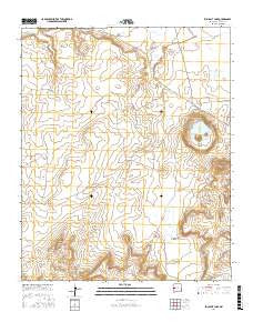 Zuni Salt Lake New Mexico Current topographic map, 1:24000 scale, 7.5 X 7.5 Minute, Year 2017