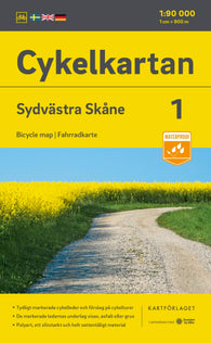 Buy map Cykelkartan Blad 1: Sydvästra Skåne