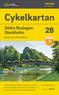 Buy map Cykelkartan Blad 28: Södra Roslagen/Stockholm