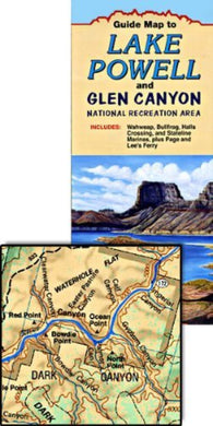 Buy map Lake Powell and Glen Canyon, Utah Recreation Map