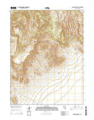 Ackerman Canyon Nevada Current topographic map, 1:24000 scale, 7.5 X 7.5 Minute, Year 2014